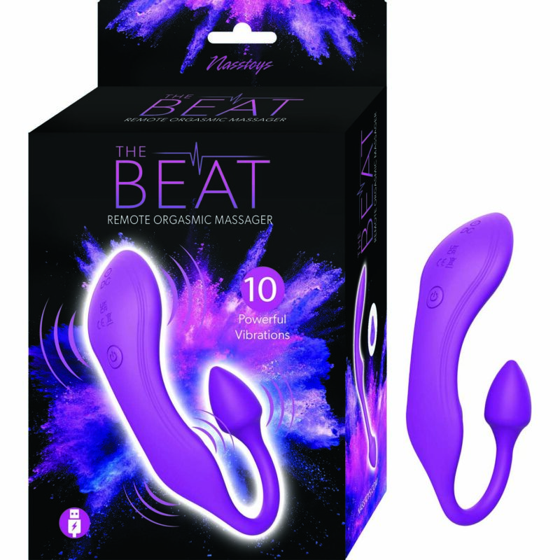 THE BEAT REMOTE ORGASMIC MASSAGER-PURPLE - #3314-2