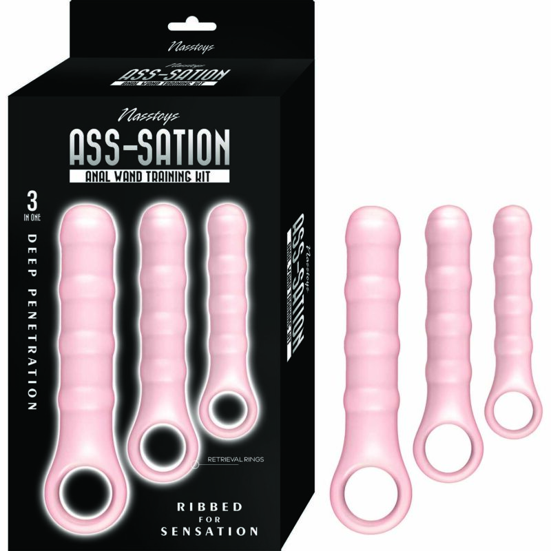 ASS-SATION ANAL WAND TRAINING KIT-WHITE - #3316-1