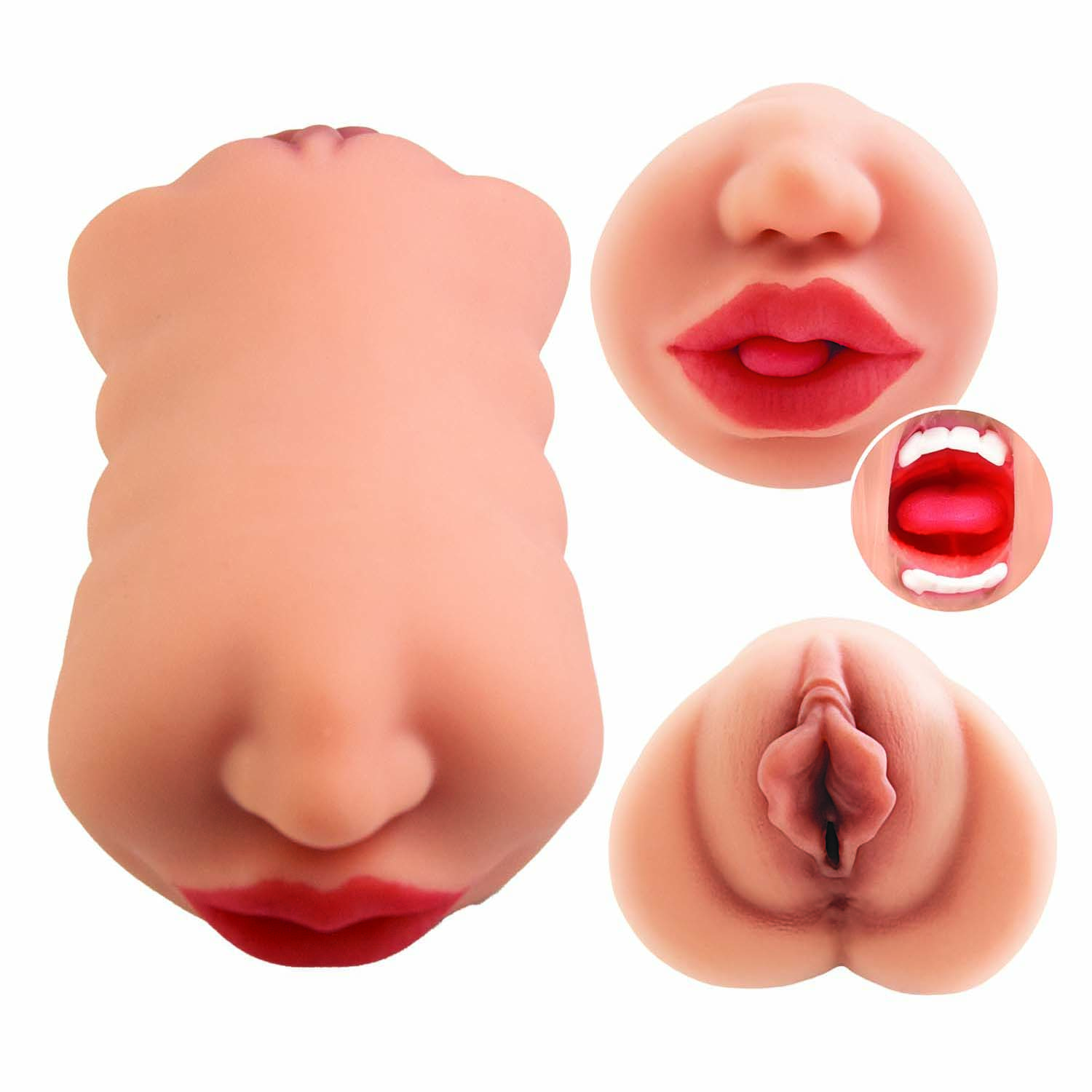 ALWAYS HORNY MASTURBATOR DOUBLE SIDED STROKER-WHITE - #3321 - Image 4