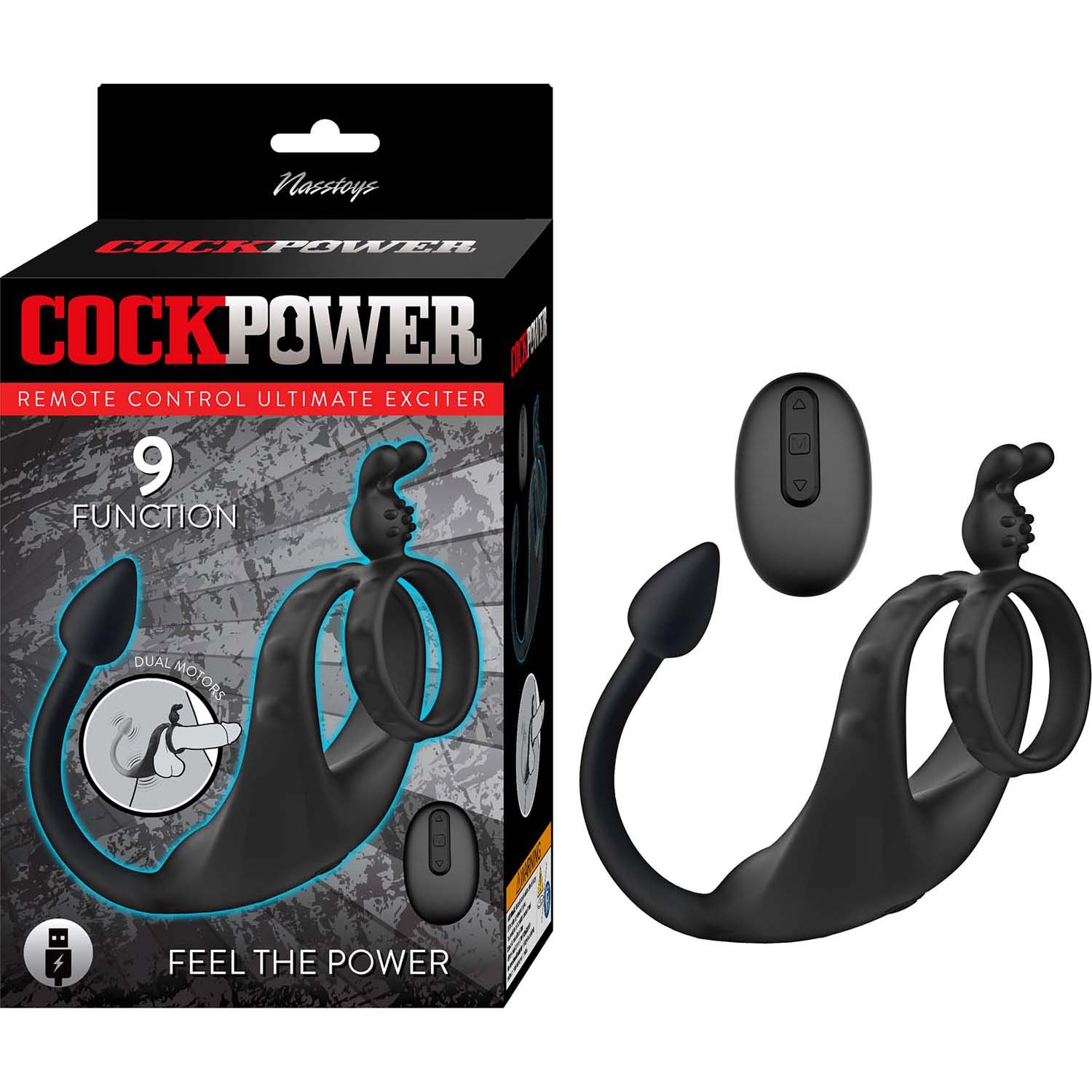 COCKPOWER REMOTE CONTROL ULTIMATE EXCITER-BLACK - #3322