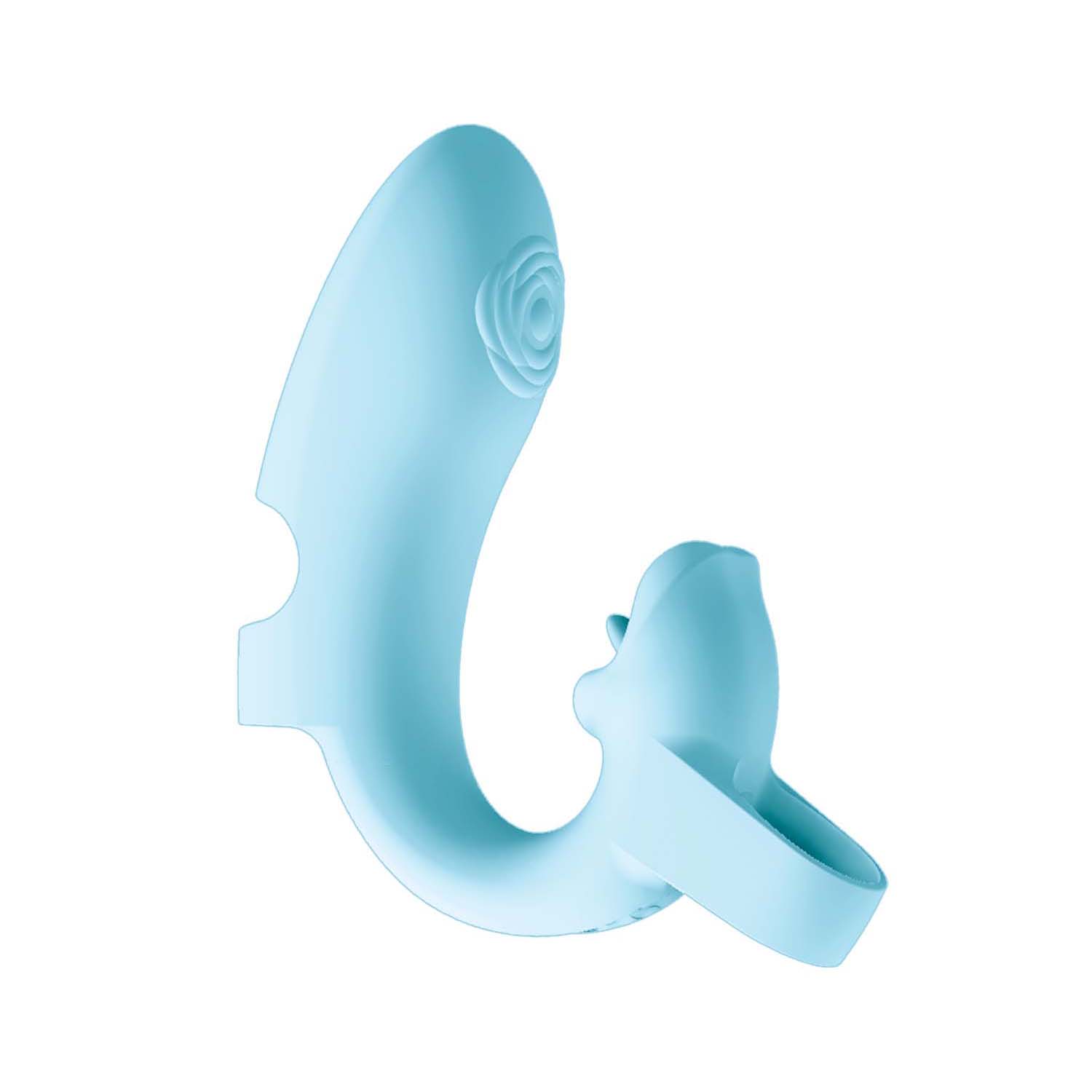DESIRE FINGER MASSAGER-BLUE - #3323-2 - Image 4