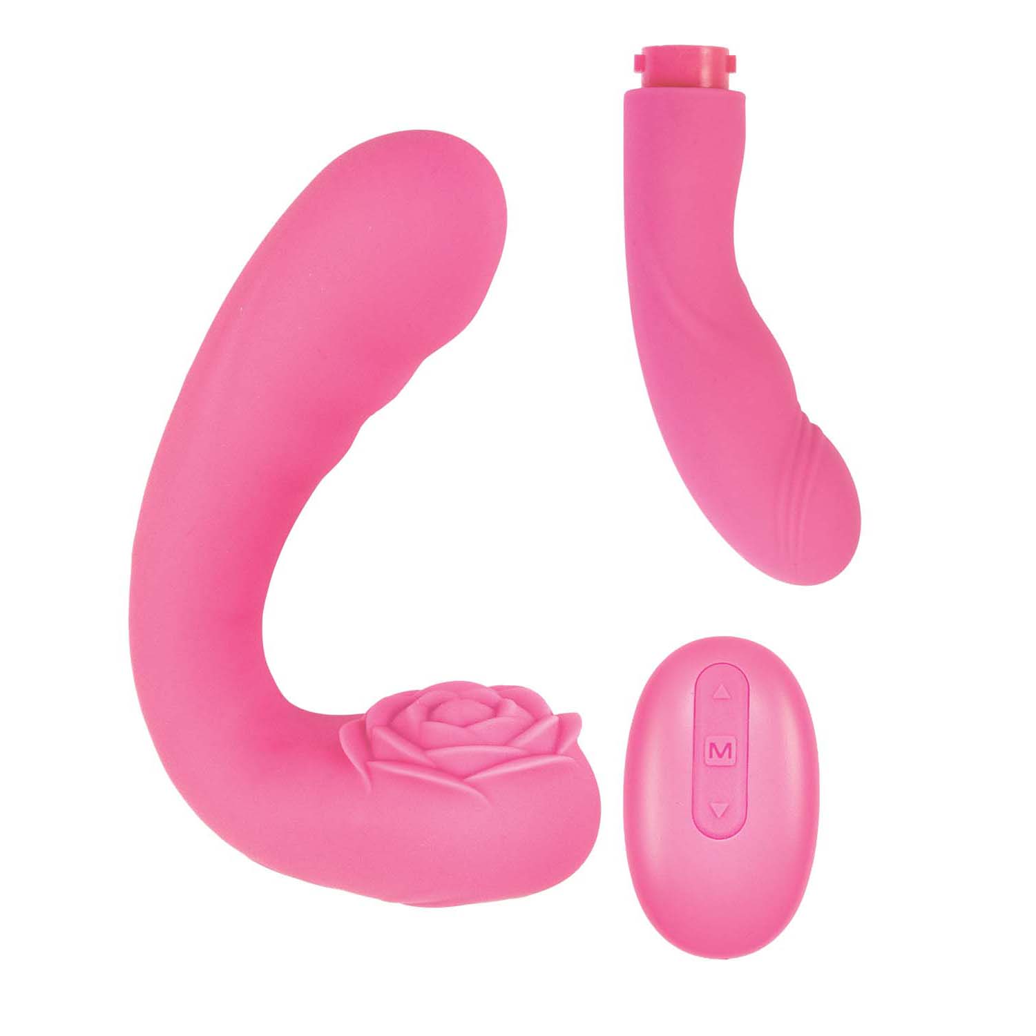 DESIRE 2 PIECE DUAL VIBRATOR-PINK - #3324-1 - Image 4