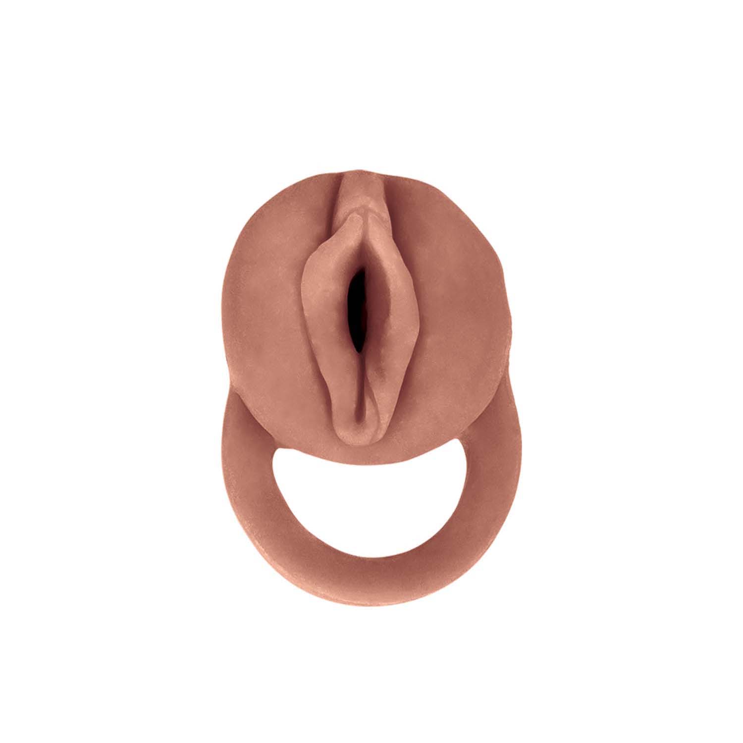 THE GREAT EXTENDER 2 IN 1 8" EXTENDER & MASTURBATOR-BROWN - #3347 - Image 3