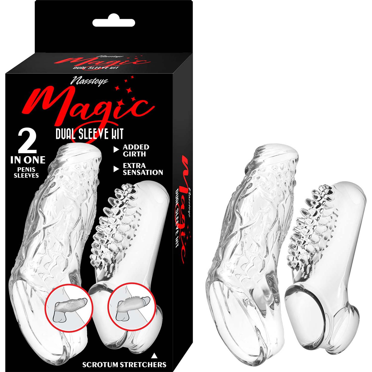 MAGIC DUAL SLEEVE KIT-CLEAR - #3351-1
