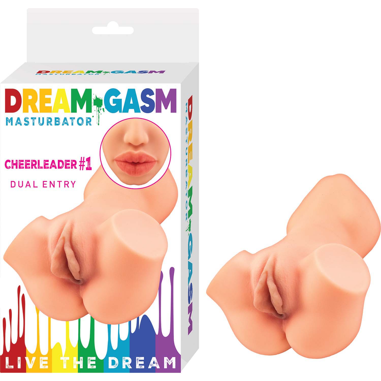 DREAM-GASM MASTURBATOR CHEERLEADER 1-WHITE - #3356-1